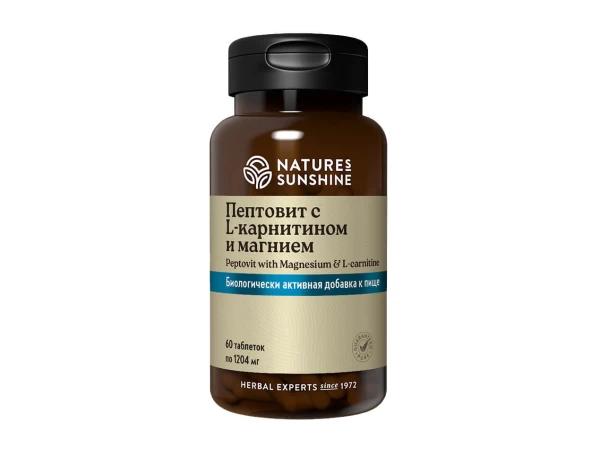 Пептовит с L-карнитином и магнием | Peptovit with L-Carnitine, Мagnesium